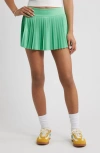 Bp. Pleated Miniskort In Green