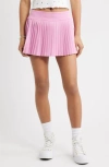 Bp. Pleated Miniskort In Pink