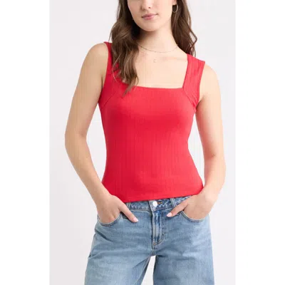 Bp. Pointelle Tank In Red