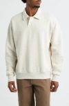 Bp. Polo Fleece Sweatshirt In White