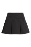 Bp. Preppy Pleated Miniskort In Black
