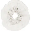 Bp. Pretty Plissé Scrunchie In White