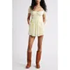 Bp. Puff Sleeve Smocked Waist Cotton Sundress