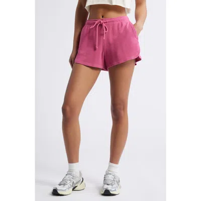 Bp. Pull-on Thermal Shorts In Pink Butterfly