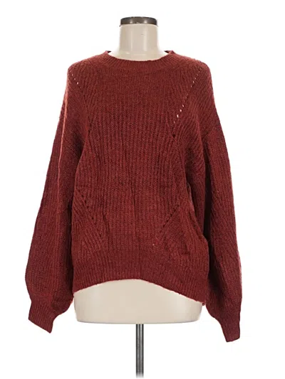 Pre-owned Bp. Pullover Sweater In Burgundy