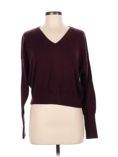 Pre-owned Bp. Pullover Sweater In Burgundy