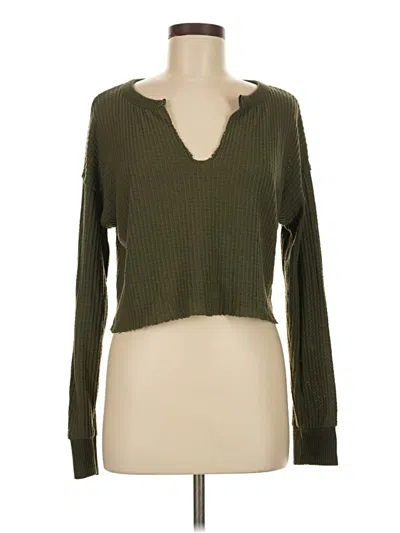 Pre-owned Bp. Pullover Sweater In Green