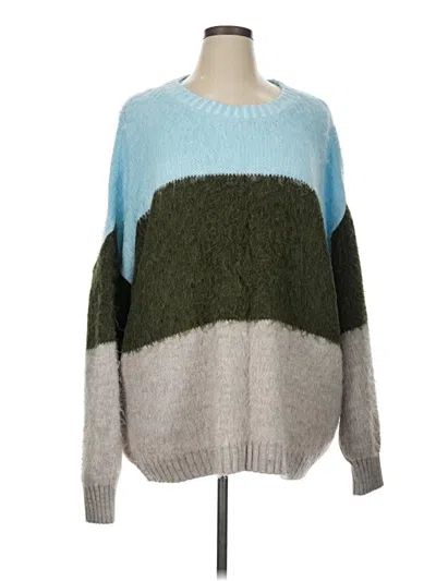 Pre-owned Bp. Pullover Sweater In Green