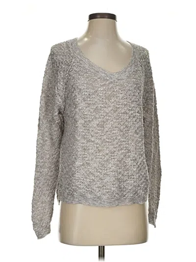 Pre-owned Bp. Pullover Sweater In Silver