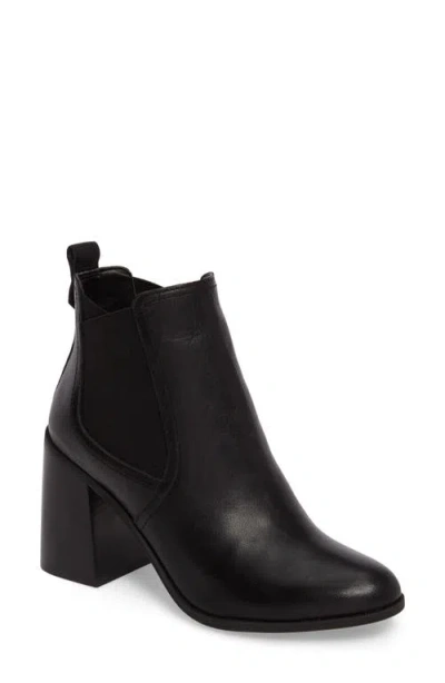Bp. Quinn Flared Heel Chelsea Bootie In Black