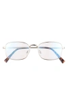 Bp. Rectangular Blue Light Blocking Glasses In Gold