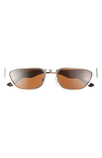 Bp. Rectangular Flat Top Sunglasses In Gold