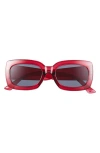 Bp. Rectangular Sunglasses In Red