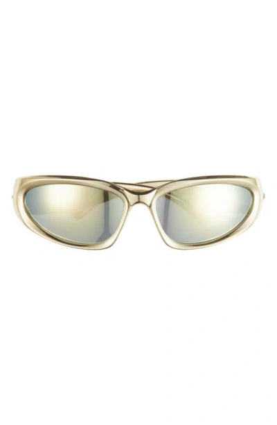 Bp. Rectangular Sunglasses In Gold