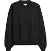 Bp. Relaxed Cotton Blend Sweatshirt In Black