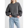 Bp. Relaxed Cotton Blend Sweatshirt In Gray