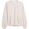 Bp. Relaxed Cotton Blend Sweatshirt In White