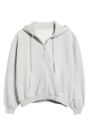 Bp. Relaxed Cotton Blend Zip Hoodie In Gray