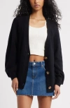 Bp. Relaxed Everyday Cardigan In Black