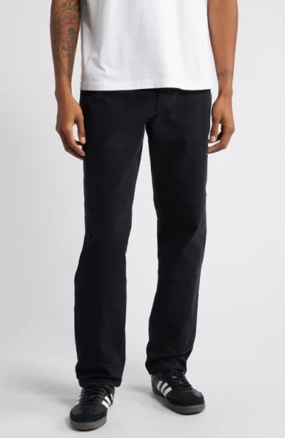 Bp. Relaxed Fit Stretch Canvas Workwear Pants In Black