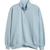 Bp. Relaxed Quarter Zip Pullover In Blue