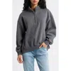 Bp. Relaxed Quarter Zip Pullover In Blue