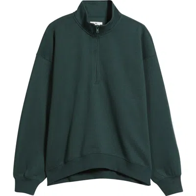 Bp. Relaxed Quarter Zip Pullover In Gray