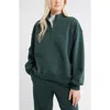 Bp. Relaxed Quarter Zip Pullover In Green