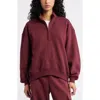 Bp. Relaxed Quarter Zip Pullover In Red