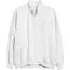 Bp. Relaxed Quarter Zip Pullover In White