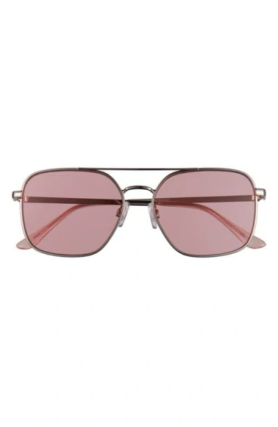 Bp. Retro Aviator Sunglasses In Silver