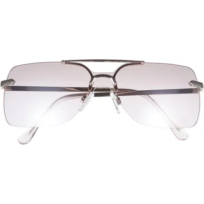 Bp. Retro Metal Shield Sunglasses In Neutral