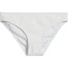 Bp. Rib Hipster Bikini Bottoms In White