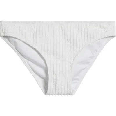 Bp. Rib Hipster Bikini Bottoms In White