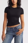 Bp. Rib T-shirt In Black