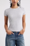 Bp. Rib T-shirt In Gray