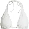 Bp. Rib Triangle Bikini Top In White