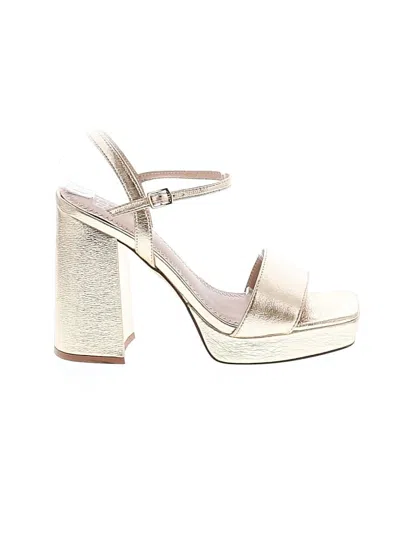 Pre-owned Bp. Sandals In Gold
