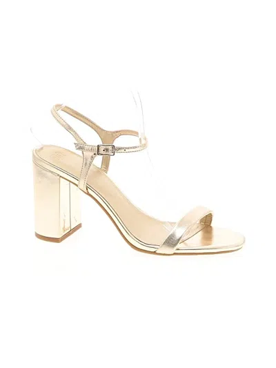Pre-owned Bp. Sandals In Gold