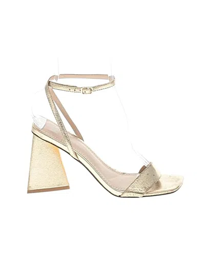 Pre-owned Bp. Sandals In Gold