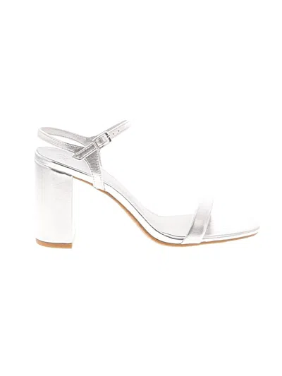 Pre-owned Bp. Sandals In Silver