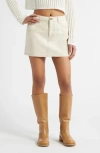 Bp. Seamed Denim Miniskirt