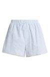 Bp. Seersucker Stretch Cotton Boxer Shorts
