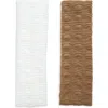 Bp. Set Of 2 Textured Soft Headbands In Tan- White