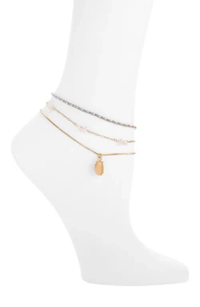 Bp. Set Of 3 Assorted Anklets