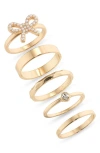 Bp. Set Of 5 Assorted Rings