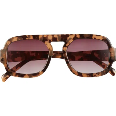 Bp. Shield Sunglasses In Brown