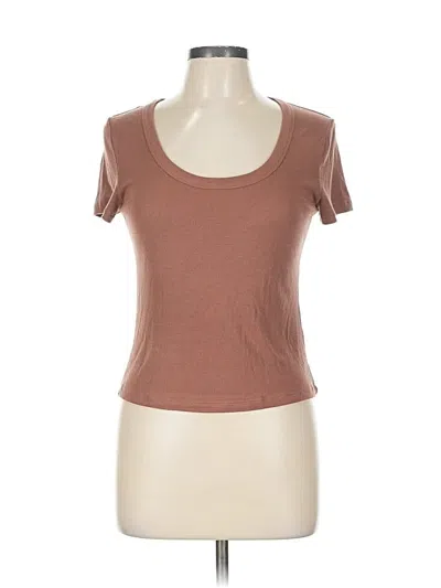 Pre-owned Bp. Short Sleeve T-shirt In Brown
