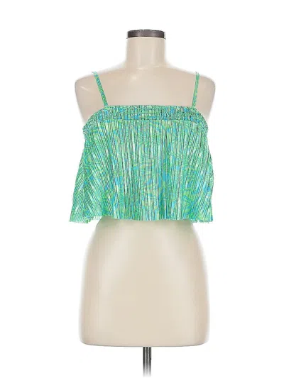 Pre-owned Bp. Sleeveless Blouse In Green