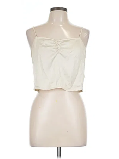 Pre-owned Bp. Sleeveless Blouse In Ivory